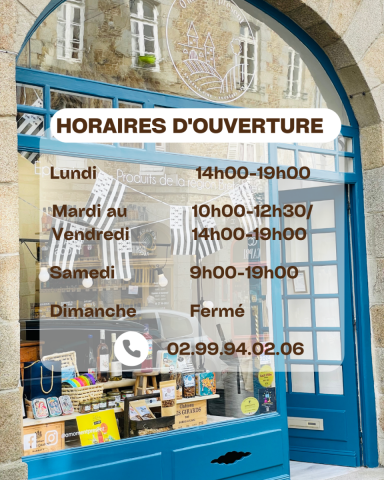 Horaires magasin